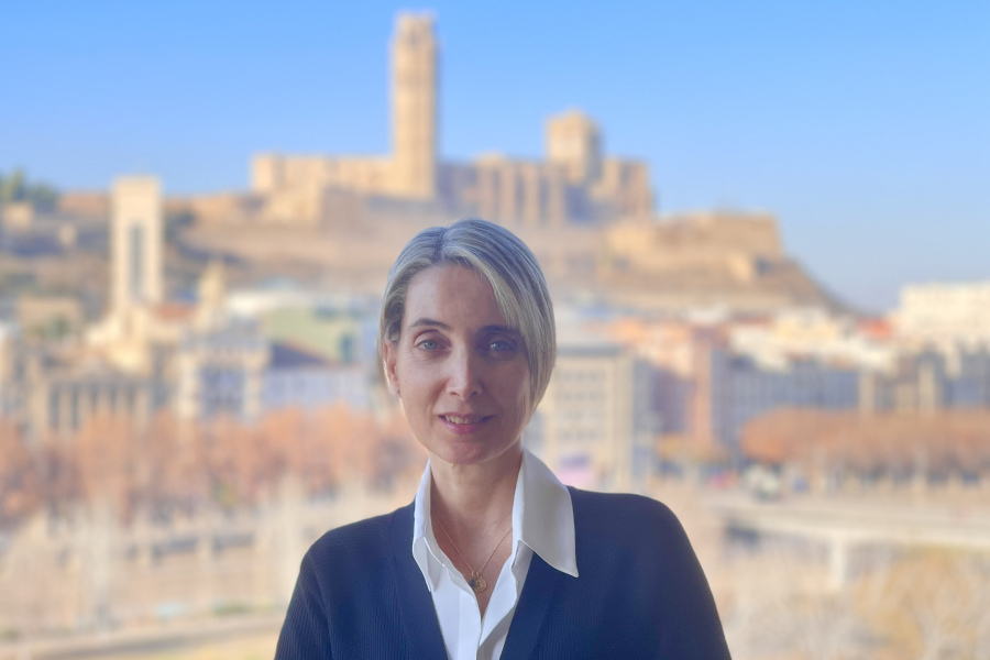 Esther María Vicente Serrano, guanyadora de la tercera edició del Premi Maria Lois López al millor treball fi de màster (TFM) amb perspectiva de gènere de la UdL