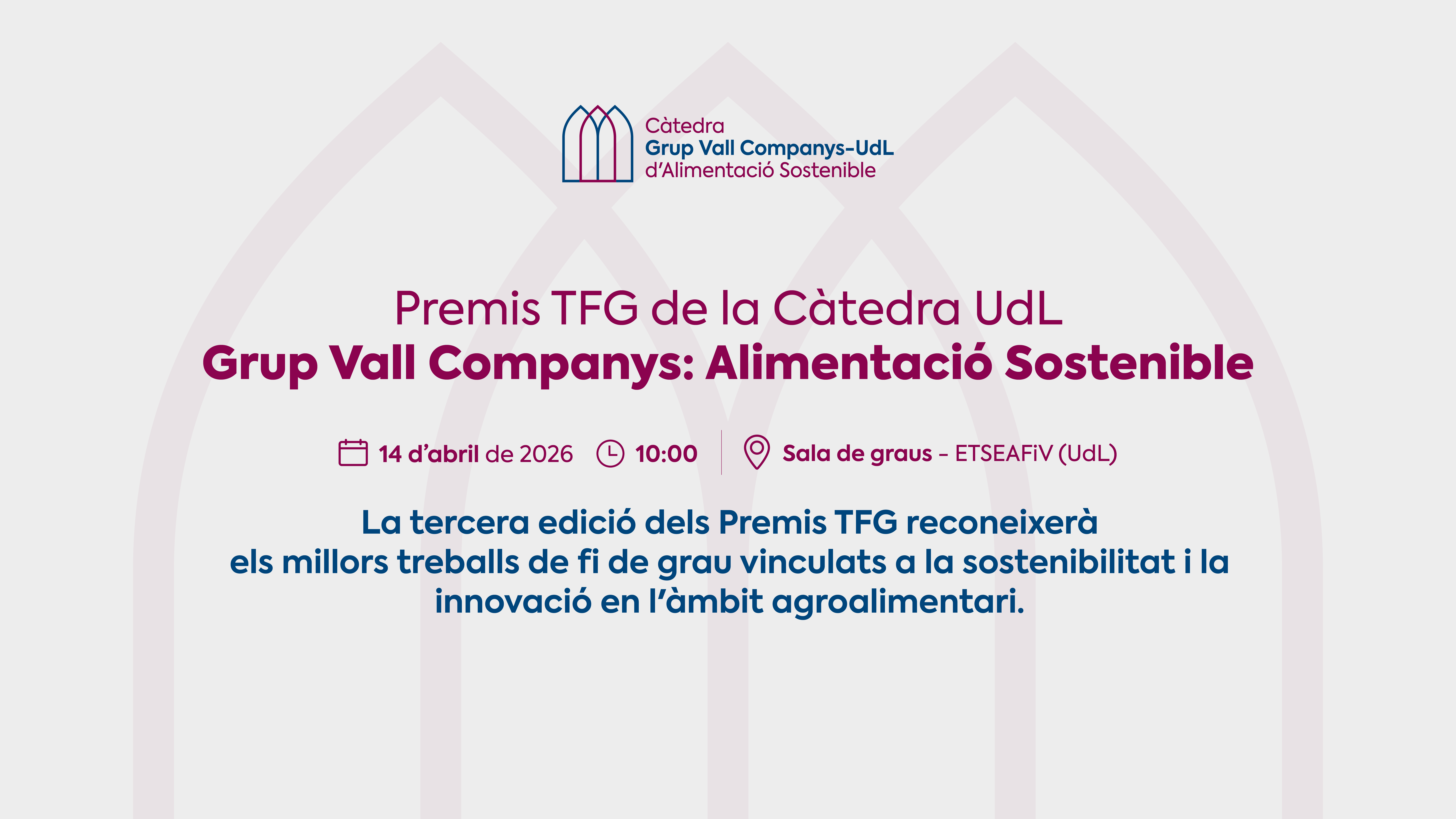 Premis TFG de la Càtedra UdL – Grup Vall Companys d’Alimentació Sostenible