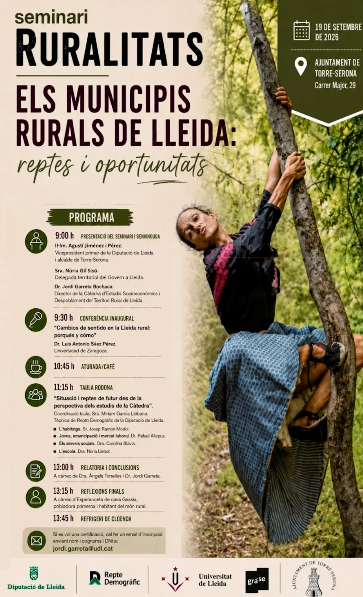 Seminari Ruralitats. Els municipis rurals de Lleida: reptes i oportunitats