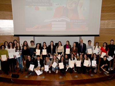 Premis UdL a Treballs de  Recerca de Secundària 2019