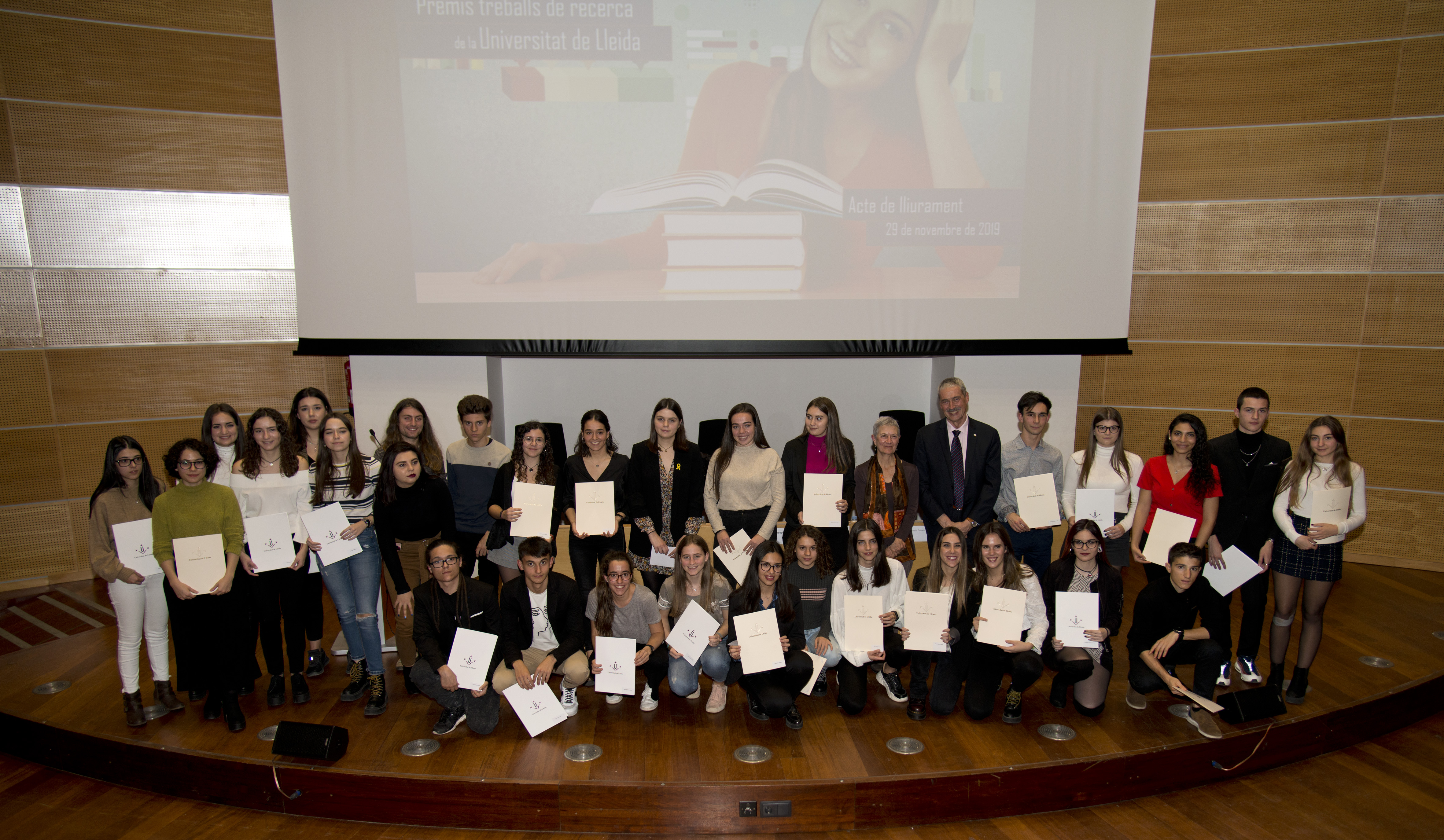 Premis UdL a Treballs de  Recerca de Secundària 2019