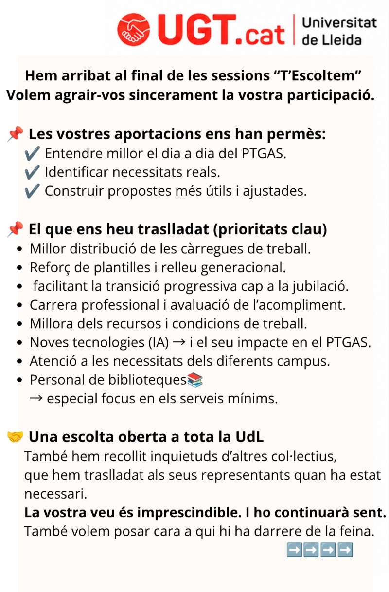 RESUM ESCOLTEM
